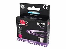 Cartouche compatible Brother LC121/LC123/LC125 - magenta - UPrint B.123M 