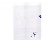 Clairefontaine Mimesys - Cahier polypro 24 x 32 cm - 96 pages - grands carreaux (Seyes) - incolore
