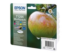 Epson T1295 Pomme - Pack de 4 - noir, cyan, magenta, jaune - cartouche d'encre originale