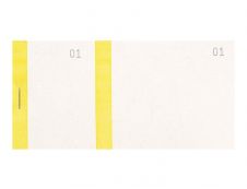 Exacompta - 10 Blocs vendeurs de 100 tickets - 60 x 135 mm - numéroté - jaune