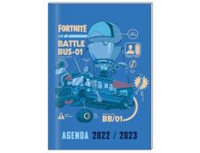 Agenda Fortnite Battle Bus - 1 jour par page - 12 x 17 cm - Bagtrotter