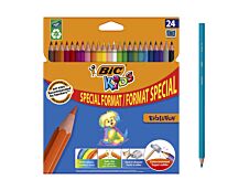 BIC Kids Evolution Ecolutions - 24 Crayons de couleur