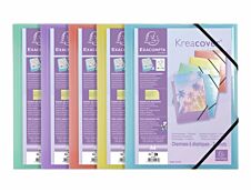 3130630552796-Exacompta Kreacover Pastel - Chemise personnalisable à rabats - A4 - disponible dans différentes-Avant-0