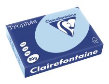 Clairefontaine Trophée - Papier couleur - A4 (210 x 297 mm) - 80 g/m² - 500 feuilles - bleu vif