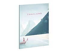 Cahier Premium 14,8 x 21 cm - Travel trip Blue Art - Thaïlande