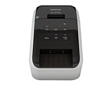 Brother QL-810W  -  Étiqueteuse  - imprimante d'étiquettes en rouge et noir  - impression thermique directe