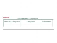 Exacompta - Piqûre pour agents immobiliers et marchands de biens - 25 x 32 cm - 80 pages