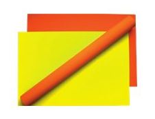 Apli Agipa - Papier rouleau fluo - 70 cm x 10 m - orange fluo