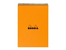 Rhodia - Bloc notes à spirale - A4 - 80 pages - petits carreaux
