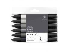 ProMarker - Pack de 6 marqueurs double pointe - tons neutres