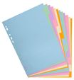 Exacompta Forever - Intercalaires 12 positions - A4 - carte recyclée couleurs pastel