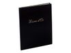 Exacompta Balacron - Livre d'or 26 x 22 cm - 100 pages - noir