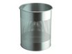 Durable - Corbeille à papier métallique ajourée 15L - argent