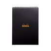 Bloc-Notes Rhodia 19920C A4 – Papier Clairefontaine 90 g/m² - Quadrillage 5x5 - 80 Feuilles Détachables