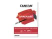 Canson Graduate - Bloc dessin huile et acrylique - 20 feuilles - A3 - 290 gr