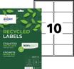 Avery - 150 Étiquettes recyclées blanches - 99,1 x 57 mm - Impression laser ou jet d'encre - réf LR7173-15