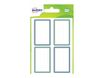 Avery - 24 Étiquettes scolaires - 36 x 56 mm - bleu/vert