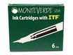 Monteverde - Boîte de 6 cartouches d'encre - vert