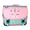 Cartable 35 cm Rainbow- 2 compartiments- vert turquoise-  Pol Fox