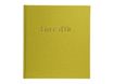 Exacompta POP'N CO - Livre d'or - 210 x 190 mm - 70 feuilles / 140 pages - papier blanc - couvercle citron vert - carton recouvert de papier, tissu