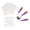 Legami - Kit de sculpture pour citrouille d’Halloween - Carve & Scare