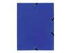 Exacompta - Chemise polypro à rabats - A4 - pour 150 feuilles - bleu opaque