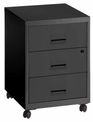 Caisson mobile - 3 tiroirs - anthracite