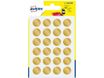 Avery - 120 Pastilles adhésives - or - diamètre 15 mm