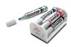 Pentel MAXIFLO - Brosse magnétique et 4 Marqueurs MAXIFLO - pointe ogive large - couleurs assorties