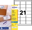 Avery - 315 Étiquettes adresse blanches - 38,1 x 63,5 mm - Impression jet d'encre - réf J8160-15