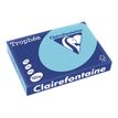 Clairefontaine Trophée - Papier couleur - A4 (210 x 297 mm) - 120 g/m² - Ramette de 250 feuilles - bleu alizé