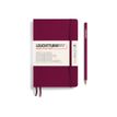 4004117551796-Leuchtturm1917 - Carnet de notes souple B6+ - ligné - bordeaux-Avant-0
