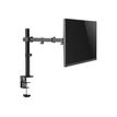 3303170105252-T'nB - Bras porte-écran simple réglable - noir-Angle gauche-1
