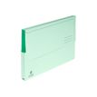 3130632479732-Exacompta Super 210 - 18 Paquets de 10 Chemises poche - vert clair-Angle gauche-1