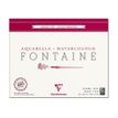 3329680964141-Clairefontaine Fontaine - Bloc de papier aquarelle grain fin - 24 x 30 cm - 25 feuilles - 300 -P_96414_1-0