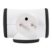 3760110686071-WATT & CO - Multiprise triplite rotative - blanc/noir-Avant-1