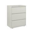 3700339844371-Crédence métallique monobloc -  3 tiroirs - H102 x L80 x P48 cm - gris clair-P_122802_1-0