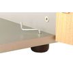 2012348123776-Armoire basse IDRA/DUAL - H72 x L80 x P47 - 2 portes - Corps blanc - Dessus et portes imitation Merisie--4