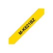 4977766625135-Brother MK621BZ - Ruban d'étiquettes papier auto-adhésives - 1 rouleau (9 mm x 8 m) - fon-Angle gauche-0