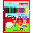 3168071861245-STABILO Color - 24 Crayons de couleur (20 couleurs classiques + 4 fluo)-P_186124_1-0