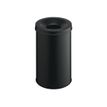 8710968458011-Durable - Corbeille à papier anti-feu avec étouffoir 30L - Noir-Avant-0