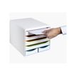 9002493312913-Exacompta Black Office - Module de classement 6 tiroirs - blanc/arlequin-Angle gauche-6