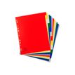 3130632025120-Exacompta - Pack de 20 intercalaires 12 positions numériques - A4 Maxi - couleurs assorties-Avant-2