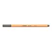4006381333986-STABILO Point 88 - Feutre fin - 0.4 mm - gris foncé-Angle gauche-0