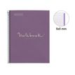 8422593060902-Notebook ECO EMOTIONS, carton recyclé, A4, quadrillage 5x5 mm, 80 feuilles de 1 couleur, Miquelrius, L--1