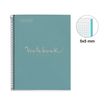 8422593060926-Notebook ECO EMOTIONS, carton recyclé, A4, quadrillage 5x5 mm, 80 feuilles de 1 couleur, Miquelrius, B--1