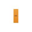 3037920082004-RHODIA Basics N°8 - Bloc notes - agrafé - 74 x 210 mm - 80 feuilles / 160 pages - papier blanc - petits carreaux - dos rigid-P_300042075_2-0