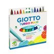 8000825075100-GIOTTO Turbo Maxi - Feutre - non permanent - couleurs assorties - encre à l'eau - 5 mm (p-P_300046929_1-0