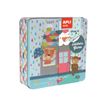 8410782152248-Apli Kids - Boîte métallique jeu de gommettes - maison-Angle gauche-0