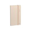 3371010465163-Quo Vadis Pastel - Carnet d'adresses répertoire de poche - 8,8 x 17 cm - café-Angle gauche-0